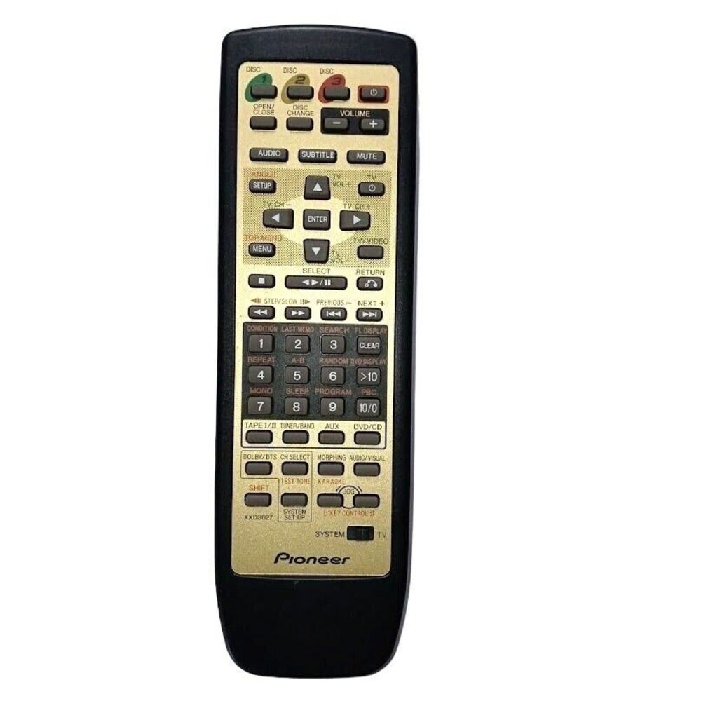 Pioneer XXD3027 Remote Control Tested Works Genuine OEM